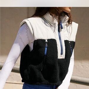 FP Movement by Free People Black and White Vest